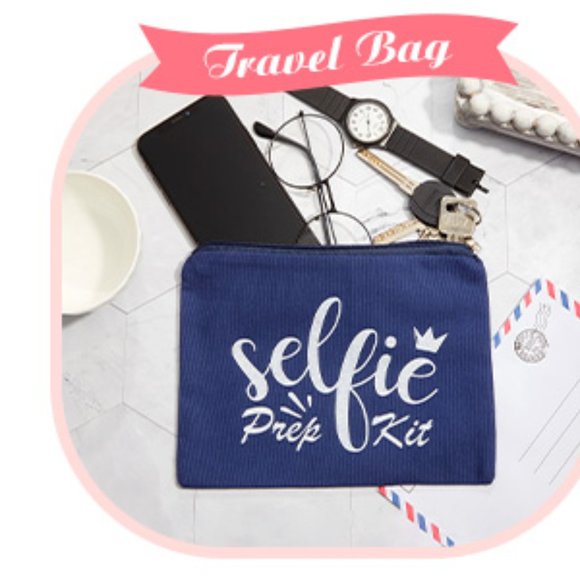 NWOT Women’s Makeup Accessory White Cosmetic Bag With Fun Saying-Hello Gorgeous - Picture 10 of 13